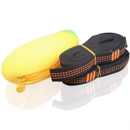 Hammock Straps Heavy Duty Hammock Tree Straps 100% No Stretch Suspension System Kit Camping Hammock Accessories