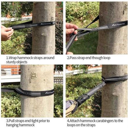 Heavy Duty Hammock Accessories Hammock Tree Straps 