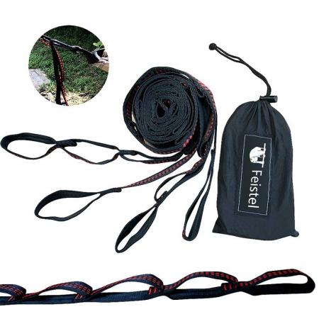 Hammock Straps and 2 Carabiners Non-Stretch Lightweight Portable Camping Quick Easy Setup Heavy Duty