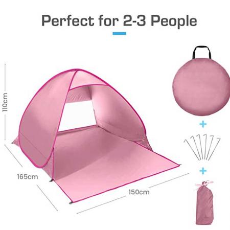 Portable Shade Tent for Outdoor Camping Fishing (Blue) 