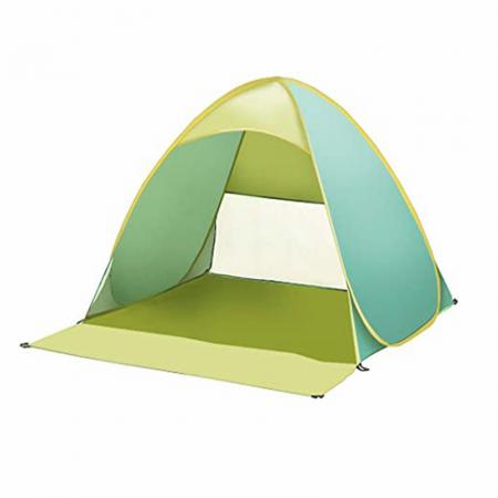 Pop Up Beach Tent UPF 50+ Protection Pop Up Beach Shade Sun Shelter 