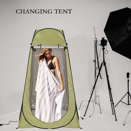 Pop Up Privacy Tent Camping Shower Tent Changing Dressing Room with Carry Bag for Outdoor Hiking 