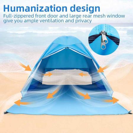 Beach tent pop-up sunshelter/sunshade automatic outdoor tent 