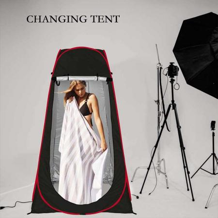 Privacy Shower Tent Portable Outdoor Sun Shelter Camp Toilet Changing Dressing Room 