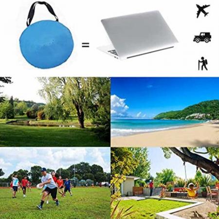 Pop Up Beach Tent UPF 50+ Protection Pop Up Beach Shade Sun Shelter 