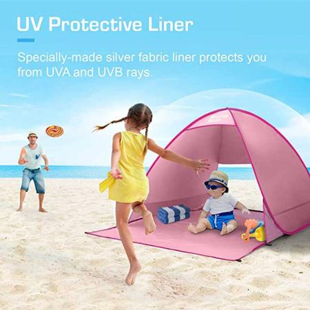 Portable Shade Tent for Outdoor Camping Fishing (Blue) 