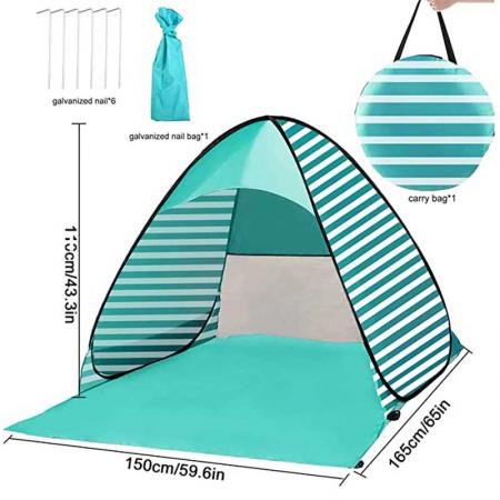 Picnic Tent Rated UPF50+ for UV Protection Pop Up Beach Tent 