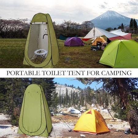 Pop Up Privacy Tent Camping Shower Tent Changing Dressing Room with Carry Bag for Outdoor Hiking 