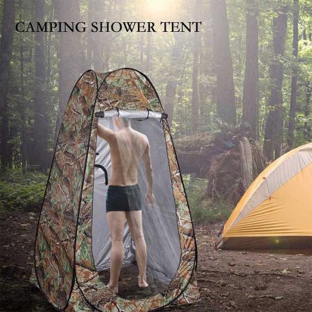 Shower Tent Privacy Tent Pop Up Shower Changing Toilet Tent with Carrying Bag for Outdoors Indoors 