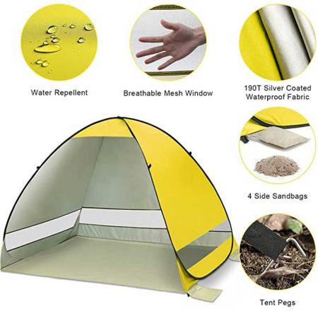 Wholesale Outdoor Camping Beach Triangle Canopy Sun Shade Shelter UV Protection Tent 