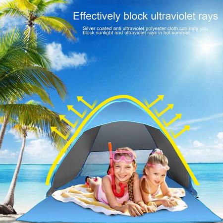 Outdoor Pop Up Beach Tent for 2-3 Person for Adults Baby Kids 