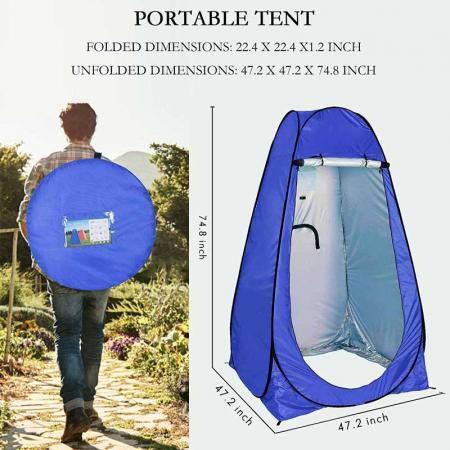 Camping Shower Tent Pop Up Privacy Tent for your Portable Shower Bathroom Tent Portable Changing Room 