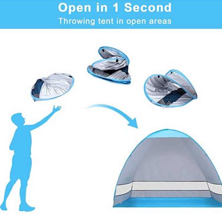 Wholesale Outdoor Beach Shelter Triangle Camping Sunshade Folding Canopy Tent