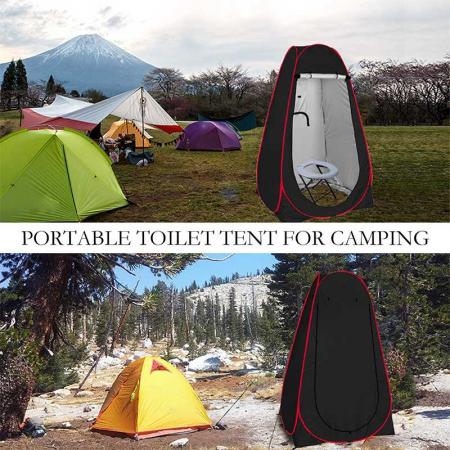 Privacy Shower Tent Portable Outdoor Sun Shelter Camp Toilet Changing Dressing Room 
