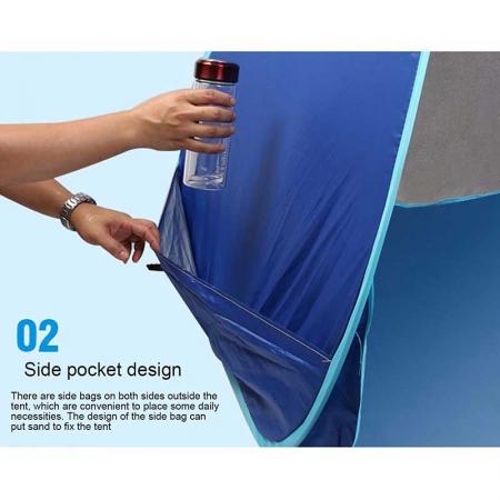 Outdoor Pop Up Beach Tent for 2-3 Person for Adults Baby Kids 