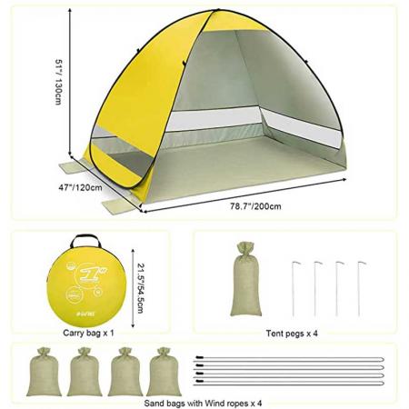 Wholesale Outdoor Camping Beach Triangle Canopy Sun Shade Shelter UV Protection Tent 