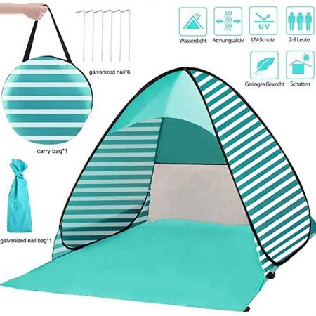 Picnic Tent Rated UPF50+ for UV Protection Pop Up Beach Tent 