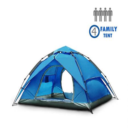 Waterproof 3-4 Person Automatic Family Portable Camping Tents For Outdoor Hiking 