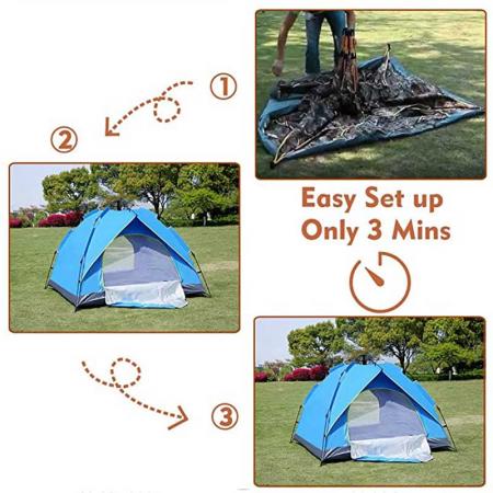 Outdoor Waterproof 2-3 person camping Hiking Military Beach Folding Automatic Popup Instant Camping Tent 