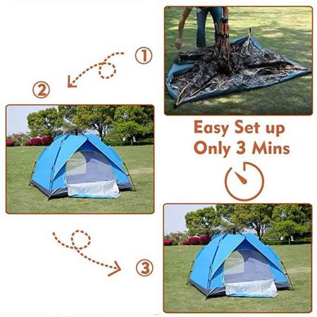 Outdoor Waterproof 2-3 person camping Hiking Military Beach Folding Automatic Popup Instant Camping Tent
