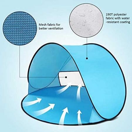 Custom Logo Baby Tent Beach Anti UV Instant Portable Tent Pop Up Baby Beach Tent for Camping Outdoor