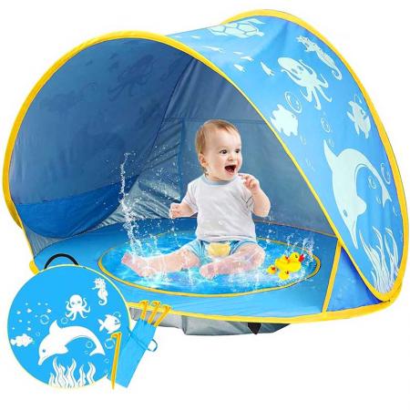 Baby Beach Tent Pop Up Sun Shade Shelter with Pool UPF 50+ Protection for Baby or Infant Portable Tent 