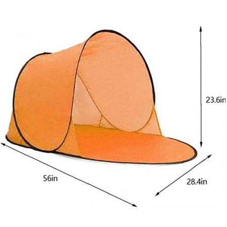 Youth Beach Shade Anti UV Instant Portable Tent Sun Shelter Pop Up Baby Beach Tent for 2-3 Person 