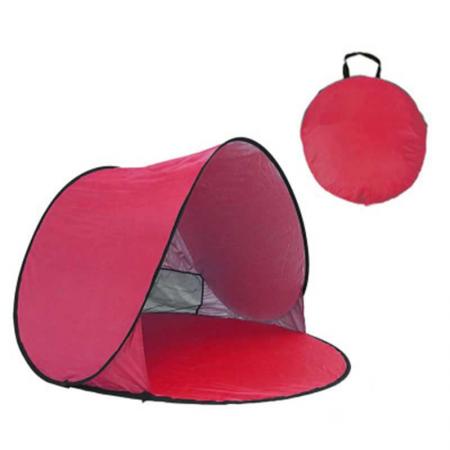 Amazon Hot Sales Red Beach Tent Anti UV Instant Portable Tent  Pop Up Baby Beach Tent for Camping Outdoor 