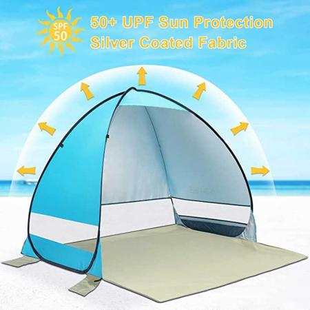 Waterproof Sun Shelters beach tent for Family Camping Fishing 