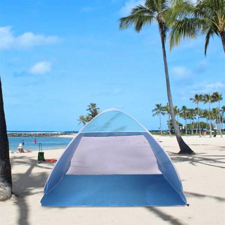 Automatic Pop Up Instant Portable Outdoors Quick Cabana Beach Tent Sun Shelter 