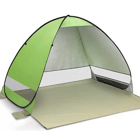 Pop Up Beach Tent for 1-3 Person Rated UPF 50+ for UV Sun Protection 