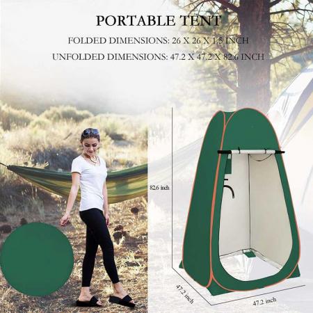 2022 Pop Up Pod Changing Room Privacy Tent Instant Portable Outdoor Shower Tent for Camping Beach 