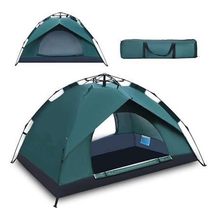 Wholesale 3-4 People Full Automatic Speed Open Tents In Stock Double Camping Tent Sun Tent