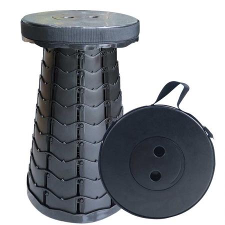 New Upgraded Version Portable Telescopic Folding Stool Retractable Folding Stool 