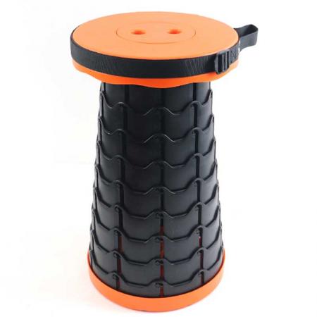 Telescopic Stool Lightweight Sturdy Foldable Stool with Load Capacity 350lbs Portable Collapsible Stool for Adults Indoor Outdoor Activity 