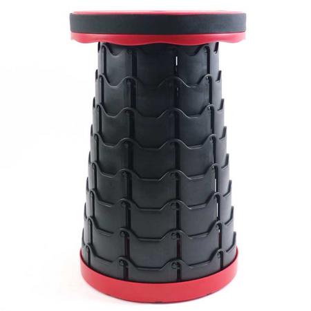 Telescopic Stool Lightweight Sturdy Foldable Stool with Load Capacity 350lbs Portable Collapsible Stool for Adults Indoor Outdoor Activity 