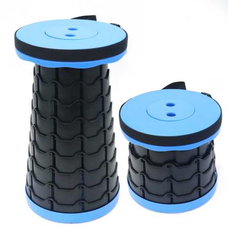 Telescopic Stool Lightweight Sturdy Foldable Stool with Load Capacity 350lbs Portable Collapsible Stool for Adults Indoor Outdoor Activity 