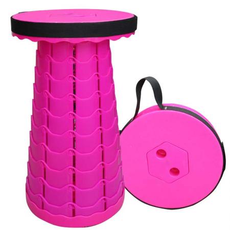 Lightweight Telescopic Stool Collapsible Retractable Folding Chair for Adults Max Load Capacity 400 lbs 