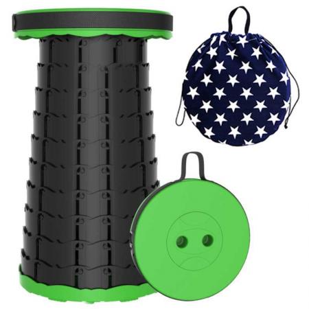 Telescopic Stools Sturdy Portable Light weight Plastic Stool for Outdoor Travel Camping 