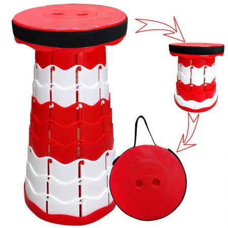 Factory Price Mini Folding Stool Telescopic Stool Retractable Chair for Adults Fishing Hiking BBQ Outdoor 