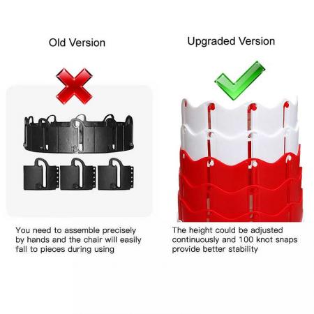 Folding Portable Telescopic Stool Collapsible Retractable Folding Chair for Adults 