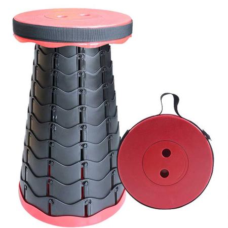Portable Stool Folding Camping Stool Load Capacity Telescoping Foldable Stool for Outdoor Activities Mini Stool 