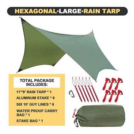 Multifunctional Lightweight camping tarp for Your Backpacking 