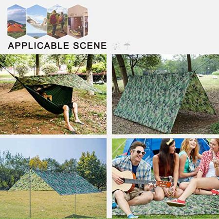 Tarp Waterproof Tent Heavy Duty Tarp Cover Multipurpose Use for Canopy Tent Boat
