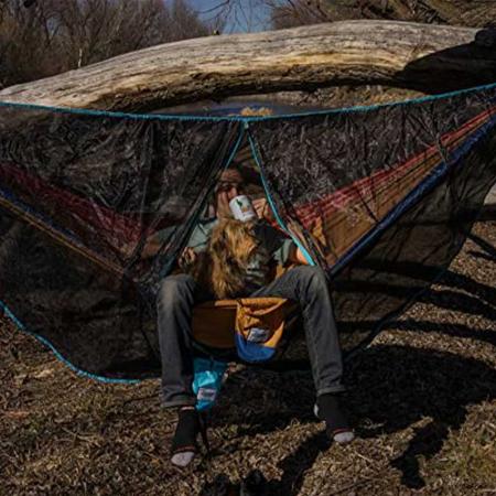 Custom Logo Mosquito Net Bug Net for Hammock with Hanging System Keeps Out for Camping Outdoor