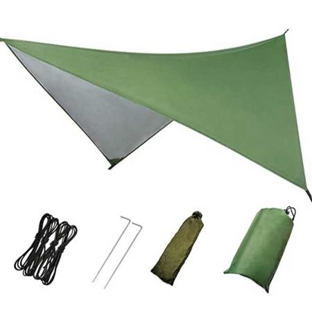 Hammock Rain Fly Waterproof and Lightweight Tent Tarp for Camping Backpacking Hiking 