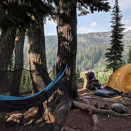Hammock Bug Net with Hanging System Keeps Out The Mosquitos Zipper for Easy Enter and Exit 