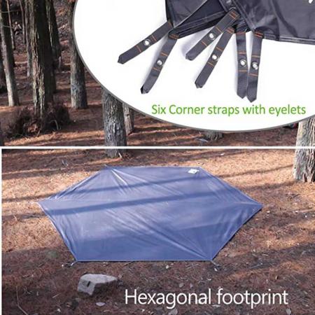 Tarp Cover Blue Waterproof Great for Tarpaulin Canopy Tent Boat RV Or Pool Cover Rain fly