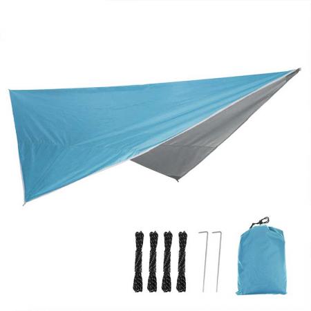 Waterproof Portable Tarp Multifunctional Outdoor Camping Traveling Backpacking Tarp