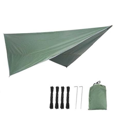 Waterproof Portable Tarp Multifunctional Outdoor Camping Traveling Backpacking Tarp